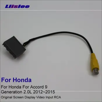 

Liislee Car Rear View Camera RCA Adapter For Honda Accord 9 Generation 2.0L 2012~2015 Original RCA Connector Convertor Cable