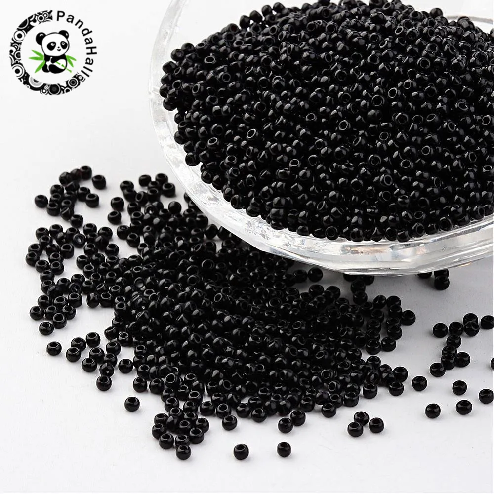 

11/0 Round Glass Seed Beads Grade A Baking Varnish Opaque Colours Beads for Jewelry Making DIY,2x1.5mm, Hole: 0.3mm,50g/lot