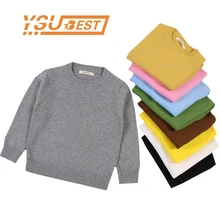 Детский свитер для малышей; Новинка; детская трикотажная одежда; осенний хлопковый пуловер с длинными рукавами для маленьких девочек; мягкий детский свитер; Одежда для девочек