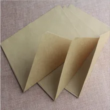 50 шт./компл. Винтаж Коричневый и белый цвет черный ручной работы пустые Мини бумажные конверты с окошком для свадебных приглашений конверт/Подарочный конверт/Коло