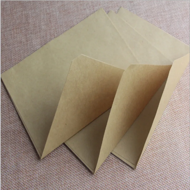 

50pcs/set Vintage Brown White black Kraft blank mini paper window envelopes wedding invitation envelope /gift envelope/a colo