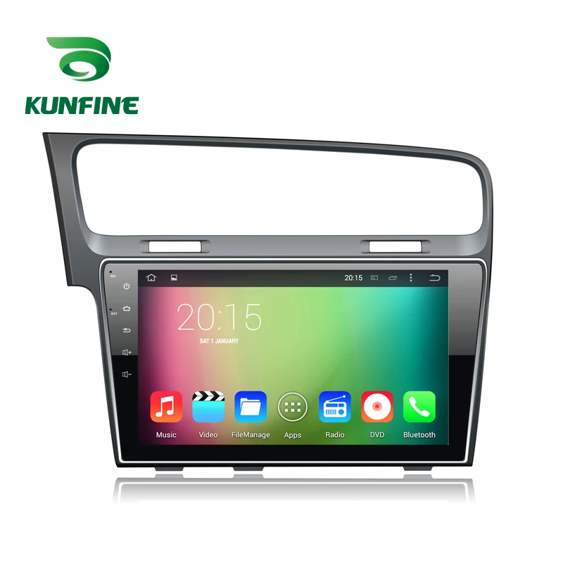 4 ядра 1024*600 Android 5.1 автомобильный DVD GPS навигации игрока стерео для VW новый Гольф 7 2013- 2015 deckless Радио