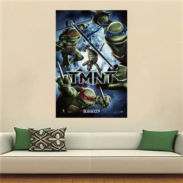 WJY510N24 Teenage Mutant Ninja Turtles Canvas Painting Wall Silk Poster
