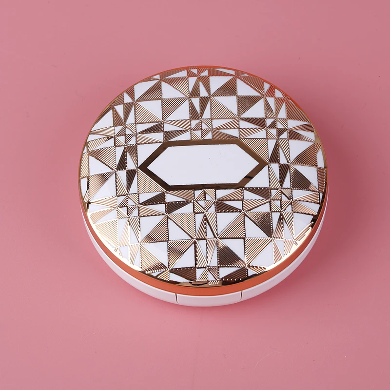 1Pcs  New Arrival  Empty DIY Air Cushion Puff Box BB Cream Container Dressing Case With Air Cushion Mirror