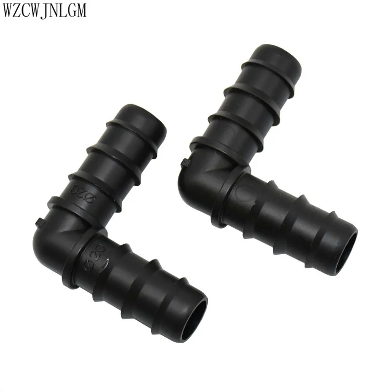 

Garden Irrigation DN15 Elbow 90 Degree Angle 1/2 Hose Garden Micro Irrigation Water Connector Repair Adapter 5pcs