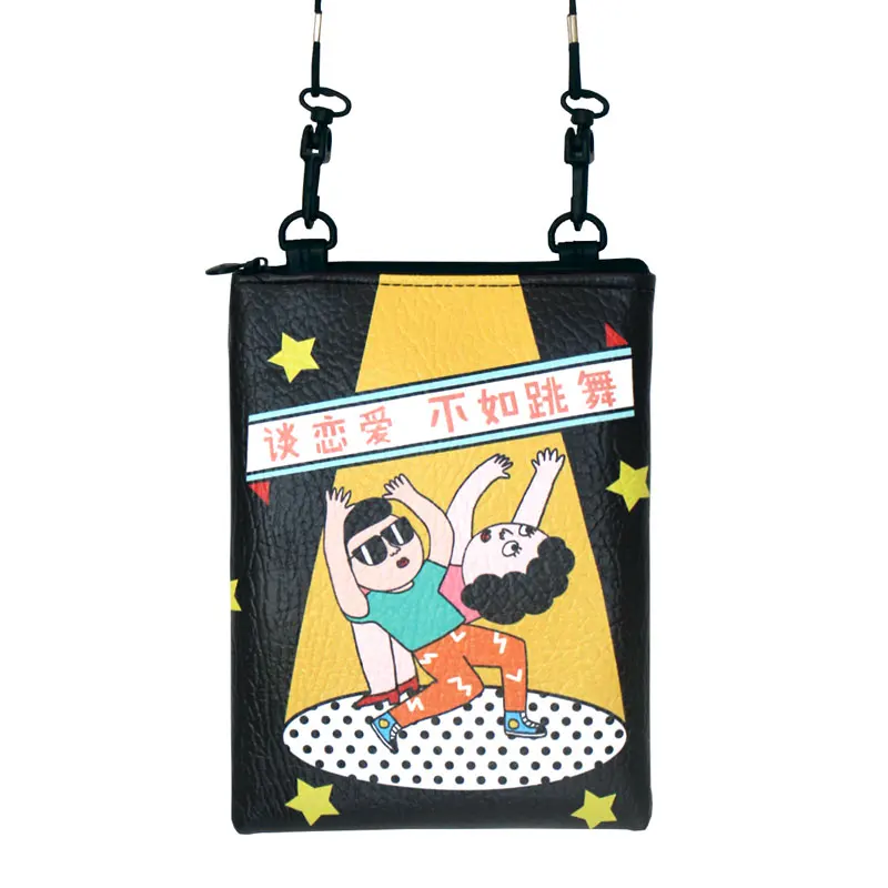 

U-PICK New Design Funny Fashion Mini Bag Women Shoulder Bag PU Printing Portable Bag for Daily Trip