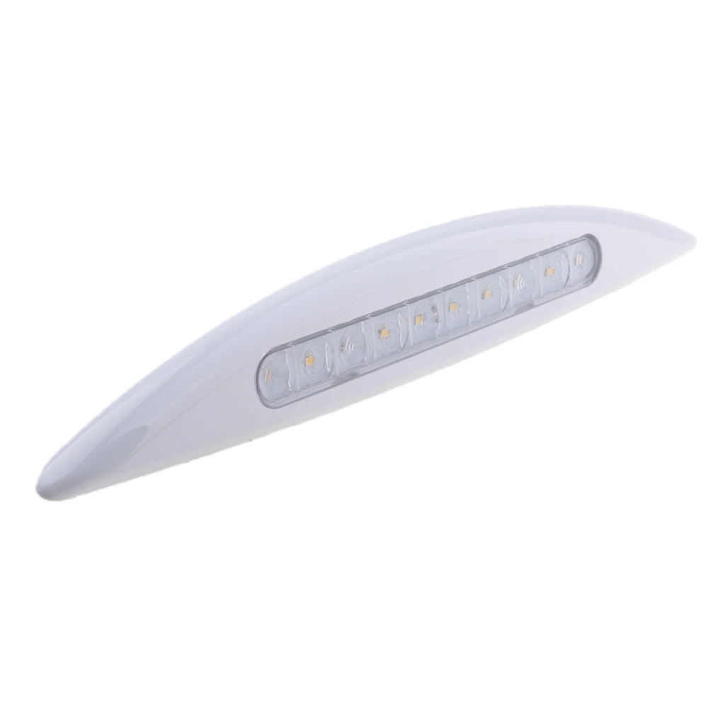 12V 10 LED Awning Light Waterproof Outside Porch Light Bulbs Solar for RV Caravan Camper Trailer Boat Wall Lamp Replacement