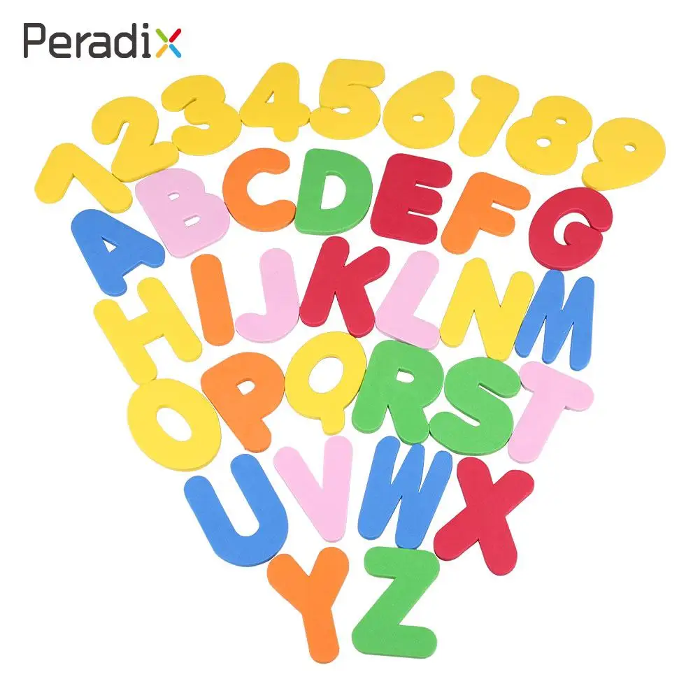 

36PCS Alphanumeric Letters alphabet Bath Puzzle Soft EVA Numbers Kids Baby Toy Early Educational Toy Tool Bath Toy