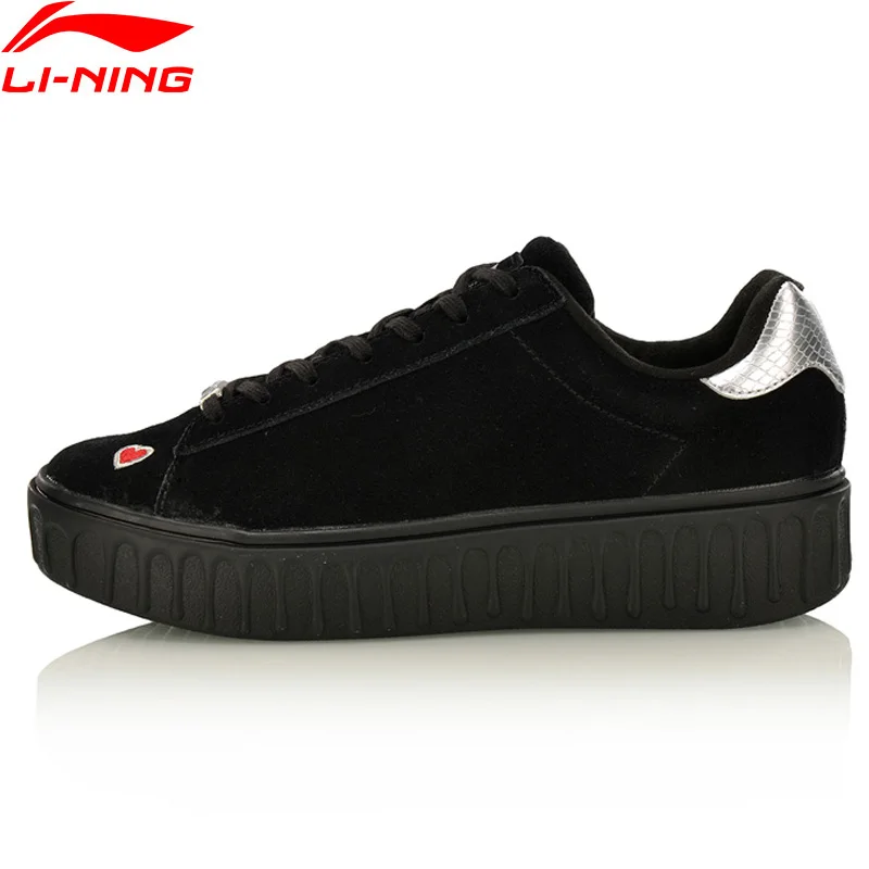 Женские кроссовки с дышащей подкладкой Li Ning модная спортивная обувь для отдыха