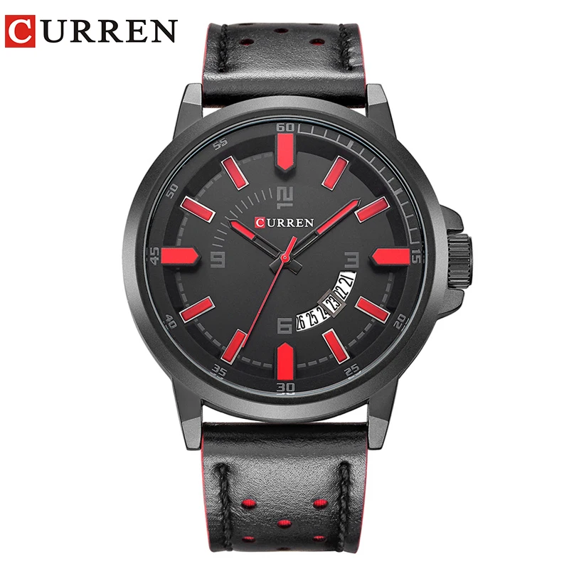 

CURREN Sport Watches Men Luxury Brand Leather Strap Men Army Military Wristwatches Male Quartz Watch Relogio Masculino 8228