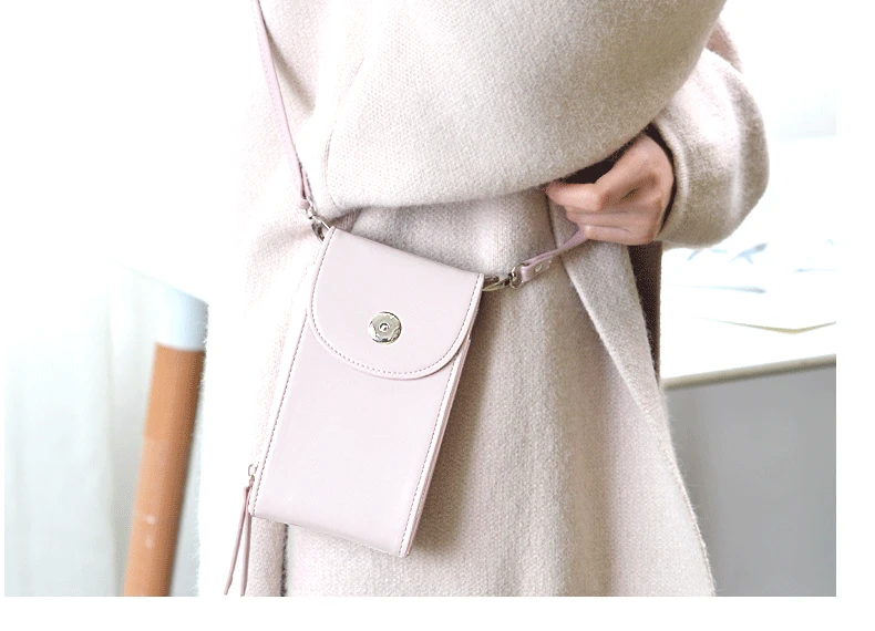 Новый дизайнер ПУ кожа Для женщин Сумки модные смартфон сотовый телефон маленькая сумка через плечо сумка карты кошелек карман на молнии