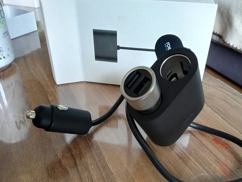 Original Xiaomi Roidmi 1 to 2 Car Cigarette Lighter Charger Adapter (21)