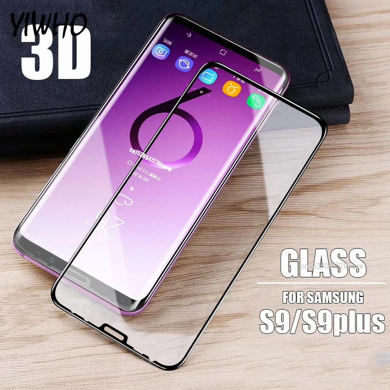 

3D Full Curved Edge Tempered Glass for Samsung Galaxy S9 S9PLUS Screen Protector for Samsung S 9 S9 Plus Protection Glass Film