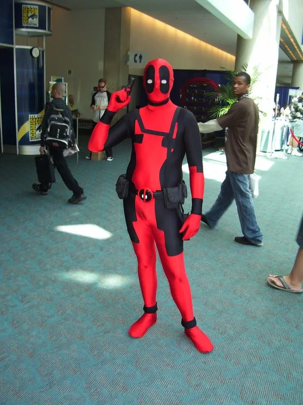 Avengers Halloween Lycra Spandex Full Body Deadpool Cosplay Costume 2017 HOT