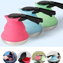 1.5L Путешествия складной силиконовый чайник портативный домашний чайник для воды