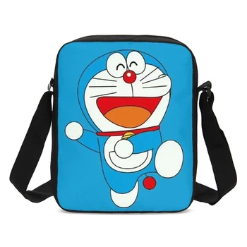 

Cartoon 3D Prints Doraemon Small Square Shoulder Bag Crossbody School Satchel Women Designer Mini Canvas Messenger Handbag Bolso