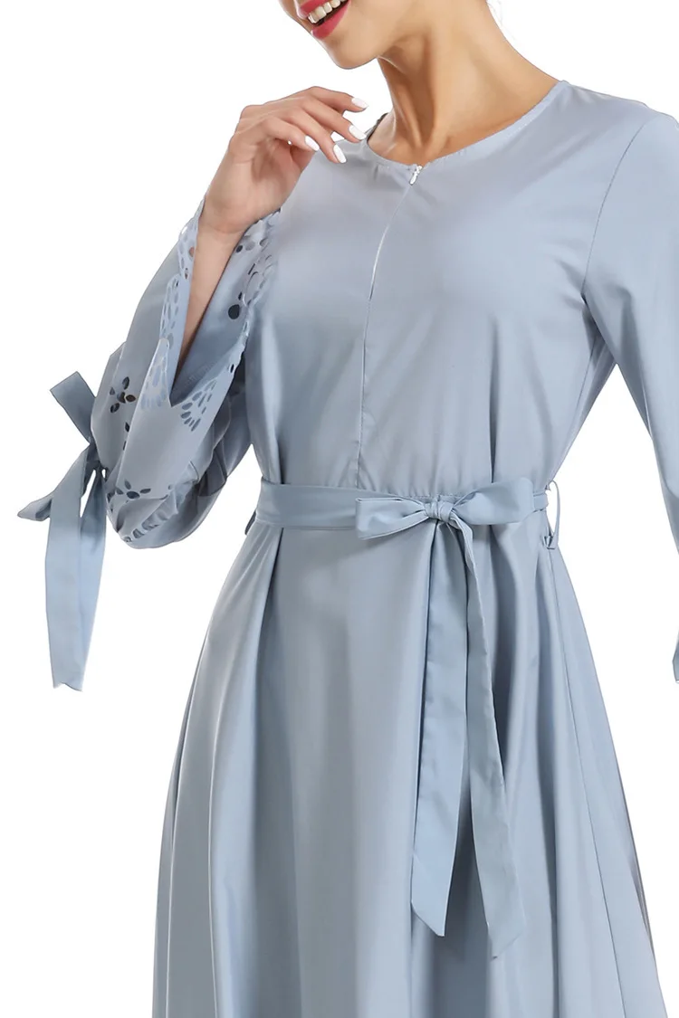 Вышитое Платье хиджаб мусульманская нация полное платье юбка миди Ash robe femme Турция elbise индонезийская Марокканская ОАЭ абайя