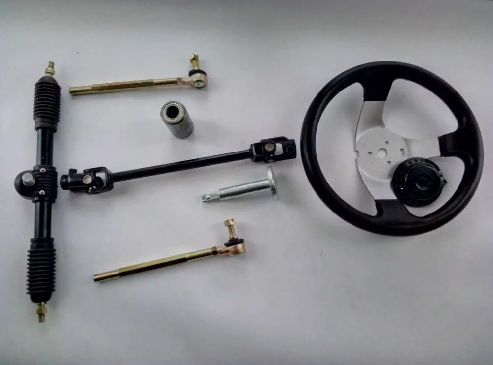 GO KART KARTING ATV 42CM Motorcycle Steering Gear Rack Universal Joint