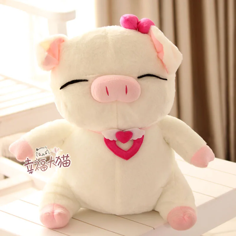 Free Shipping Wholesales Cute Pig Plush Toy Doll Valentine Gift FC12326