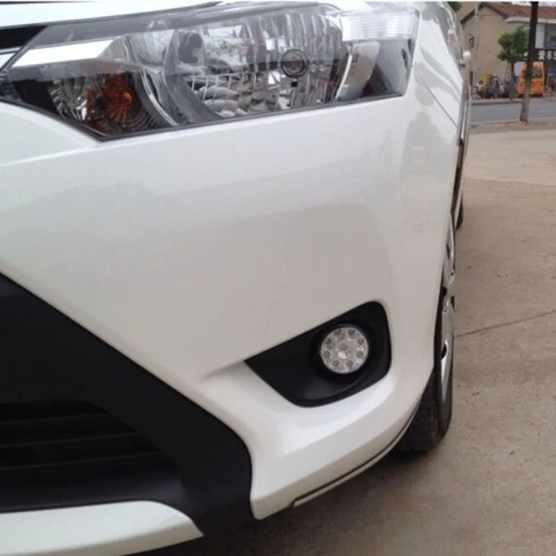 

2 Pcs/Set Car Day Light 9 LED Round Daytime Driving Running Light Universal DRL Car Fog Lamp Headlight White Car-Styling
