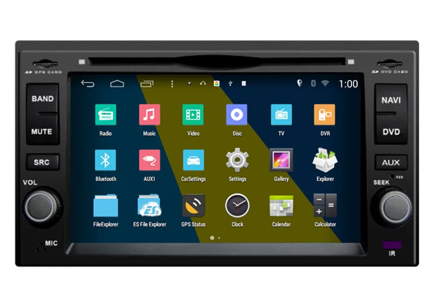 Cheap Android 4.4 Car Multimedia Player For Kia Pride 2005~2011 Autoradio Stereo Radio DVD GPS Navigation Navi Media S160 System 1
