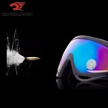 Профессиональный Пеший Туризм очки унисекс анти-туман взрослых Военная Униформа глаз носить спортивные Лыжный Спорт очки анти-УФ MTB Велоспорт Очки