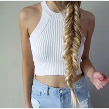 2017 Wanita Fashion Wanita Crop Tops Rajutan Sweater Hot Menjual