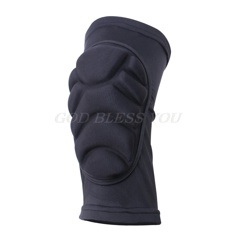 Наколенник для ног Поддержка коленной чашечки Спортивная фиксация обертывание защитная накладка рукав Защита черный