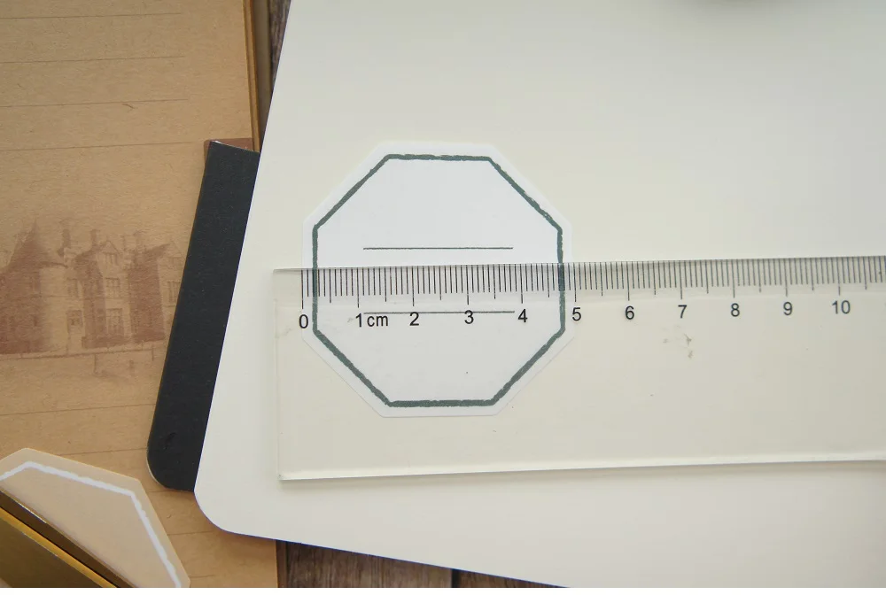 30 шт. DIY шестиугольник с написанной линией дизайн бумаги как оригинальное творчество бумага фон Скрапбукинг планировщик использование может написать