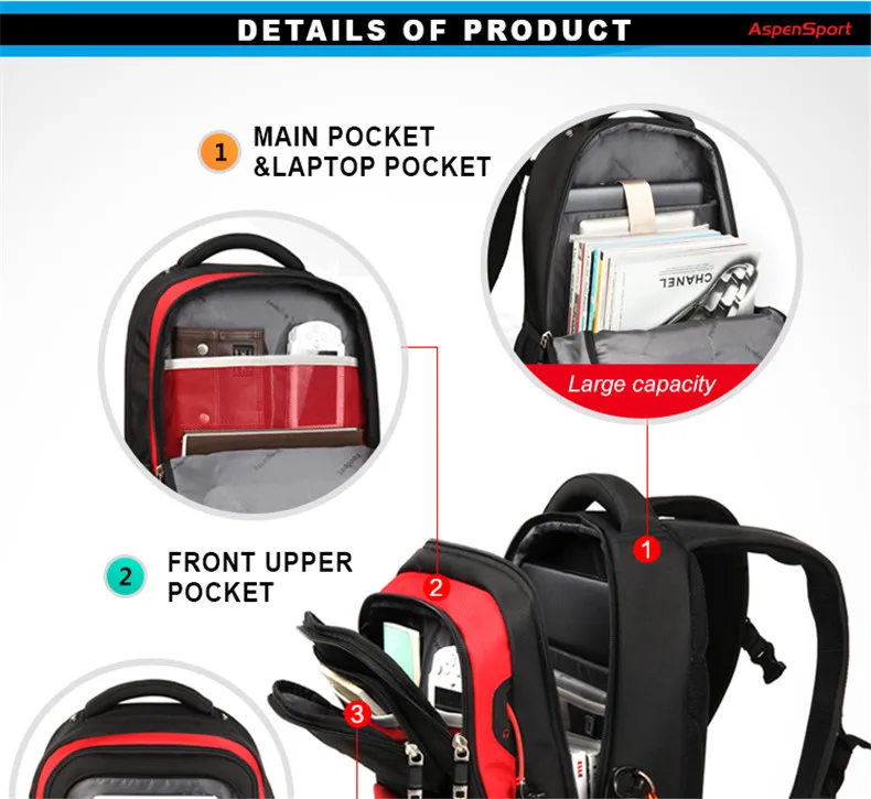 black backpack