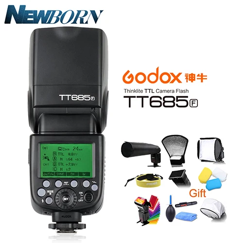 Godox ttl II Autoflash TT685F камера вспышка 2,4G Беспроводная HSS 1/8000s GN60+ 2,4G Беспроводная система X Xpro-F Комплект для Fuji camera s - Цвет: kit 2