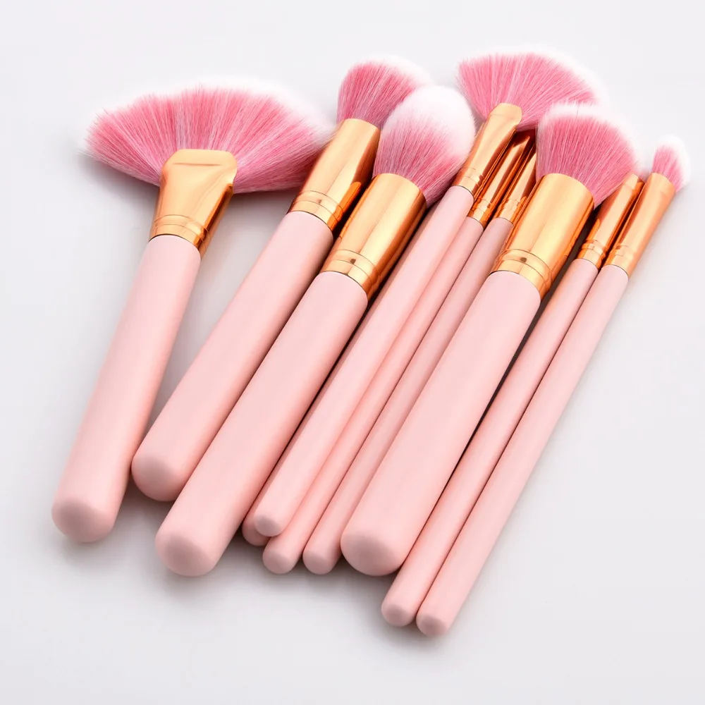 

New Makeup Brushes 4/10pcs Professional Face Make up Brush Set Foundation Powder Blush Eyeshadow Eyebrow Brushes Set Beauty Tool