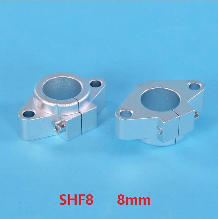 

100 шт. SHF8 алюминиевая линейная Опора стержня подшипника для 8 мм линейный стержень рельсовый вал Поддержка diy XYZ стол CNC маршрутизатор 3d принтер