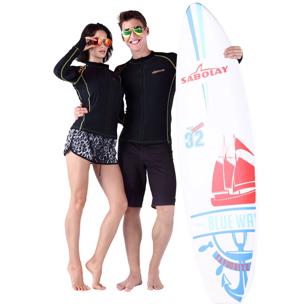 Sabolay diving suit the new couple quick dry sport outdoor zipper cardigan coat and sunscreen QL6706