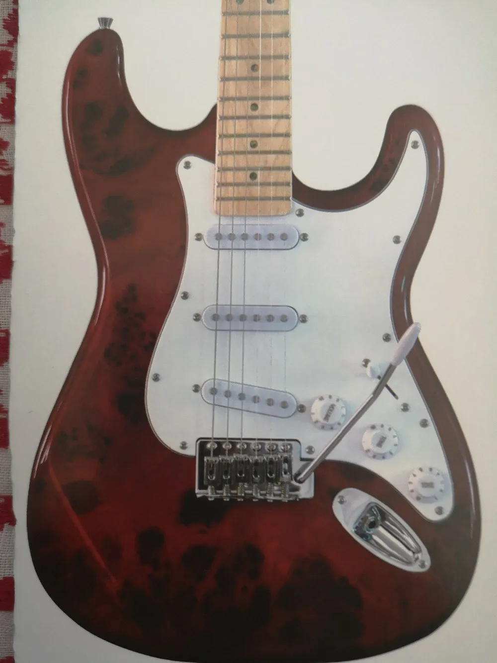 

Tangwood New High Quality GYST-1012 Walnut Burls Electric Guitar , Can be Customized, Free shipping