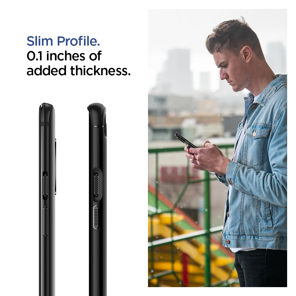 SPIGEN OnePlus 7/7 Pro/7 T/7 T Pro Чехол прочный армированный Матовый Черный Гибкий Мягкий ТПУ Противоскользящий ударопрочный чехол s