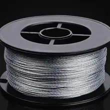 Высокопрочная 8 нитей в оплетке из полиэстера рыболовная леска супер большая степень натяжения 4 нити плетеный Карп Рыбалка 2 шт./партия