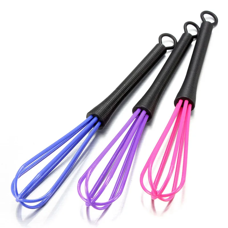  1 PC Pro Plastic Barber Hairdressing Dye Cream Whisk Hair Color Mixer Stirrer Salon Hair Care Styling Tools Blender Random Color 