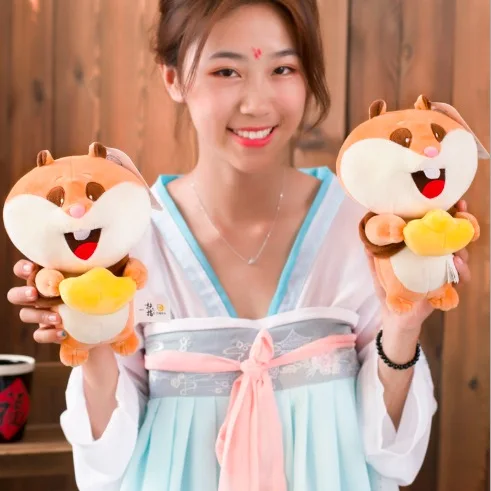 

WYZHY New creative cute soft cute hamster plush toy sofa bedroom decoration send friends children gifts 20CM