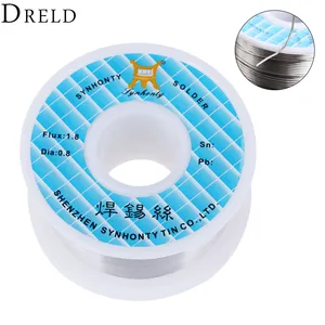 DRELD 0.8mm 100g 63/37 Tin lead Rosin Core Solder Wire Soldering Welding Flux 2% Alloy Wire Reel Welding & Soldering Supplies DRELD 0.8mm 100g 63/37 Tin lead Rosin Core Solder Wire Soldering Welding Flux 2% Alloy Wire Reel Welding & Soldering Supplies
