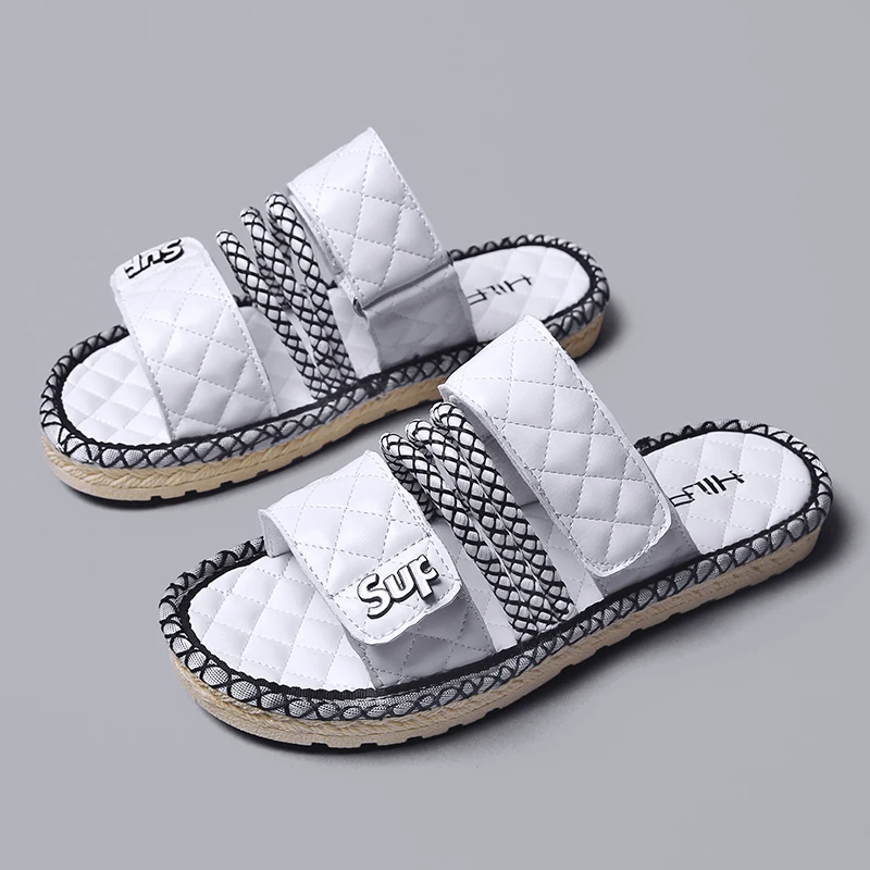 

women flat sandal Hook and Loop yongge821