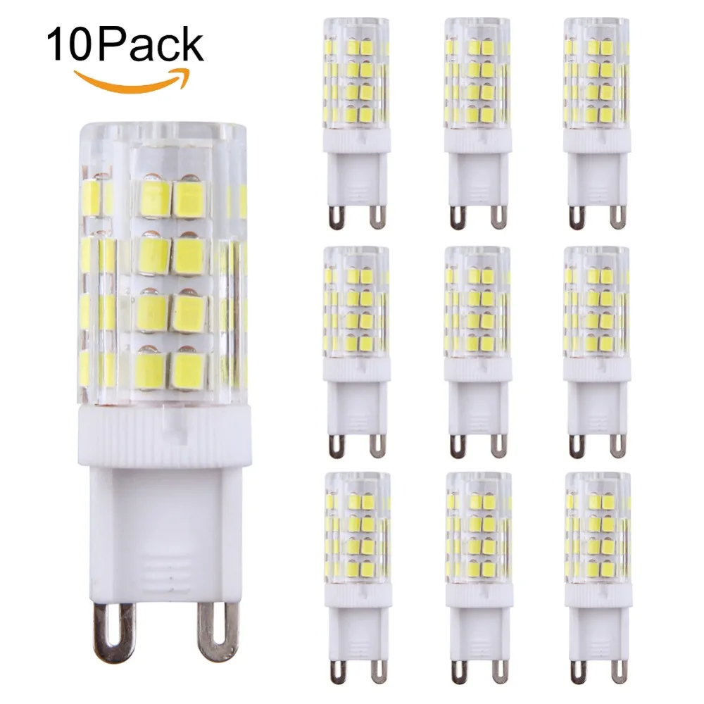 10 X High Quality Dimmable G9 5W 51LED Silicone Crystal LED Corn Bulb