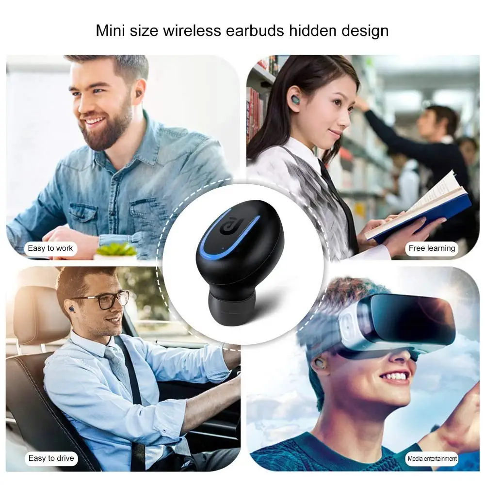 Q13S TWS Bluetooth 5 0 гарнитура Мини Близнецы беспроводные стерео наушники вакуумные