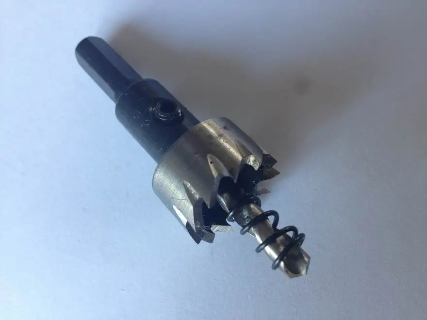 Free shipping 20.5mm hss metal plate opener drill bits core bits for