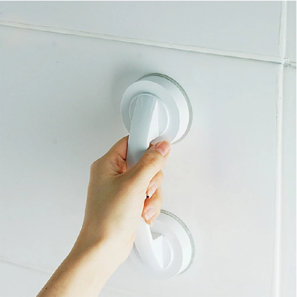 

Safety Helping Handle Bathroom Anti Slip Handle Support Grab Bar Toilet Vacuum Sucker Suction Cup Handrail Wall Mounted Grip Bar
