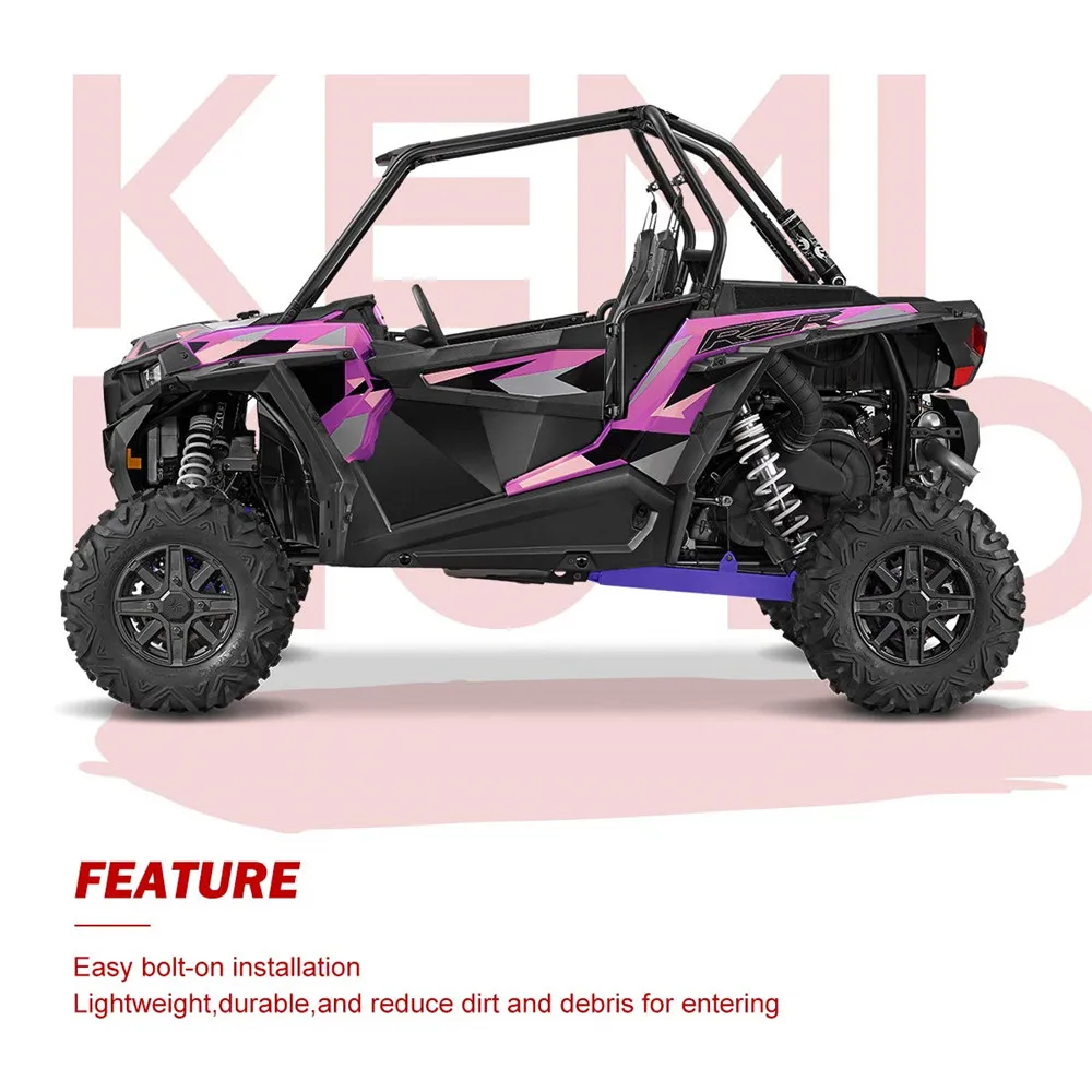 KEMiMOTO UTV Нижняя дверь панельные вкладыши для Polaris RZR 900 XC RZR-S 900 RZR-S 1000