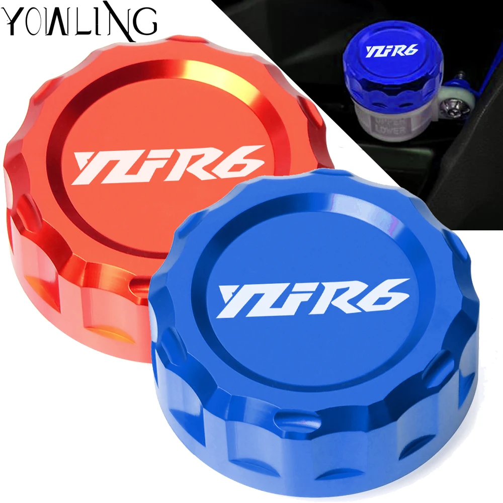 

FOR YAMAHA YZF-R6 YZFR6 Parts Motrcycle Rear Brake Fluid Reservoir Cover Cap YZF R6 2006 2007 2008 2009 2010 2011 2012 2013 2014