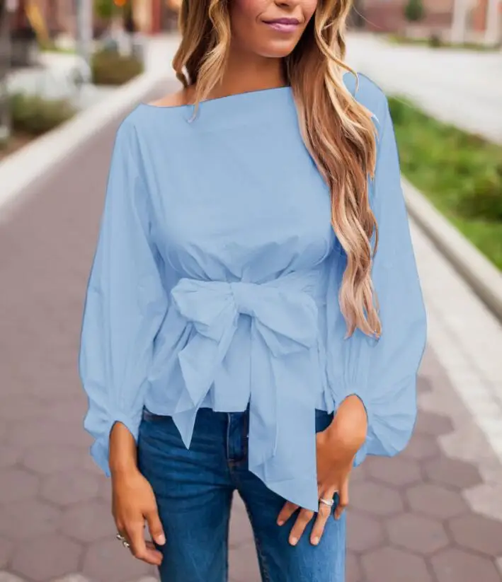 2019 fashion bow v neck sweet women's clothing summer
