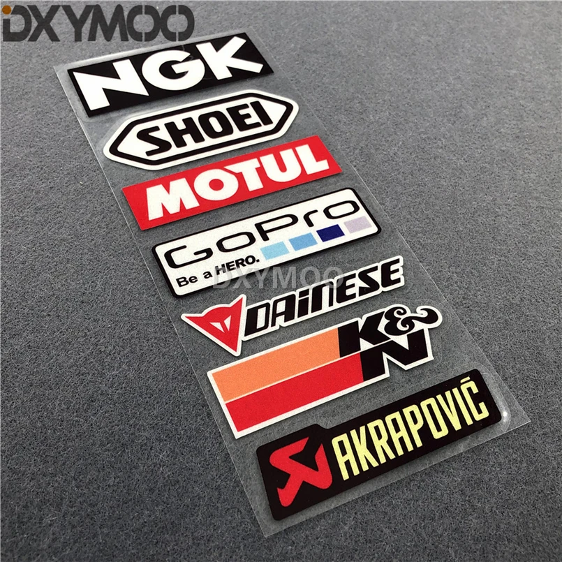 

1 Set Motorcycle Side Strip Bike Sticker Car Styling Vinyl Decal for Movistar KN Gopro Suspension Width 8cm