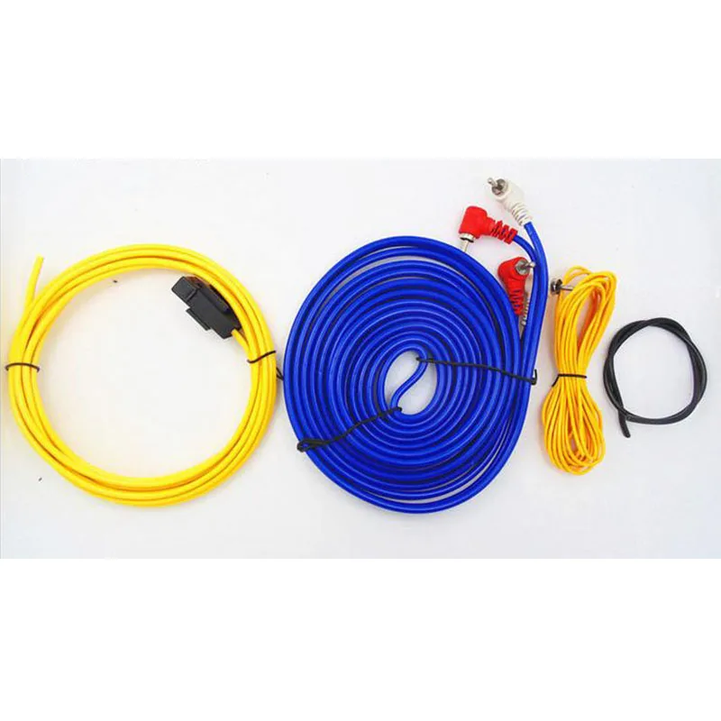 Subwoofer Speaker 60W Professional Car Audio Wire 4m length Wiring